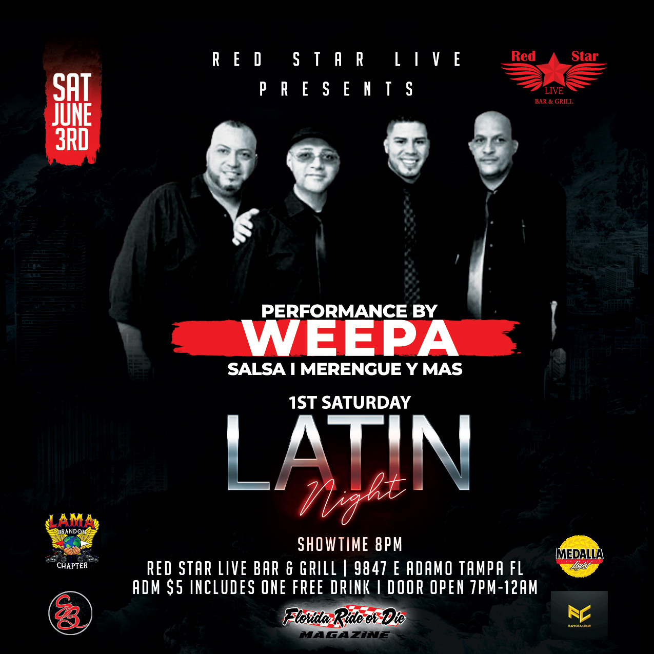 Latin Night with Weepa